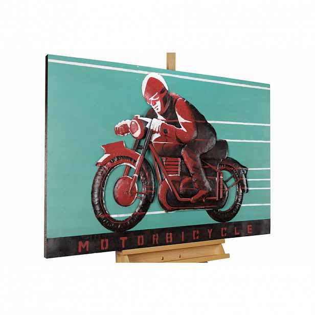 KUNSTLOFT KOVOVÝ OBRAZ O ZÁVOD, 120/80 CM