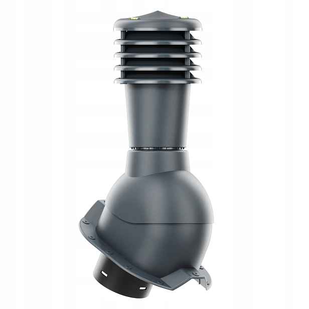 Neizolovaný Větrací komín Smart fi125 Trapézový T35 Antracit 7016