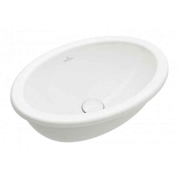 Villeroy & Boch Loop&Friends - Umyvadlo zápustné, 57x41 cm, s přepadem, alpská bílá 4A620001