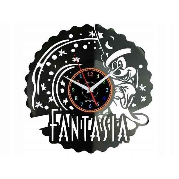 Fantasia Dárek Originální dekorace do domu Hodiny z vinylové desky