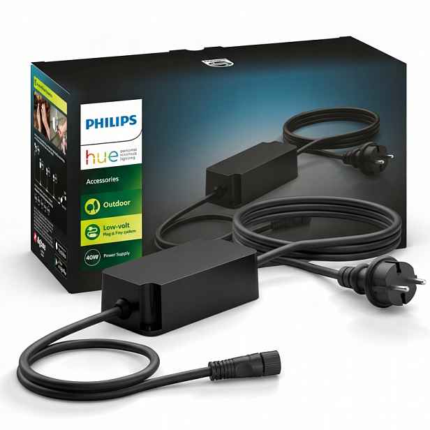 Hermetický venkovní Led napájecí zdroj 24V 40W IP67 Outdoor LV Philips Hue