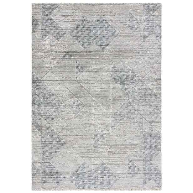 Koberec pro mládež tmavě modrý 200x290 cm geometrický, moderní Oeko-Tex