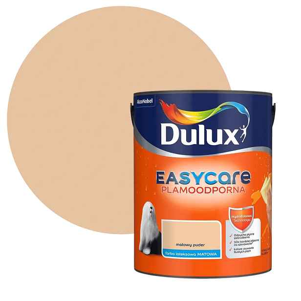 Dulux Easycare Barva Odolná Proti Skvrnám Matný pudr 5L