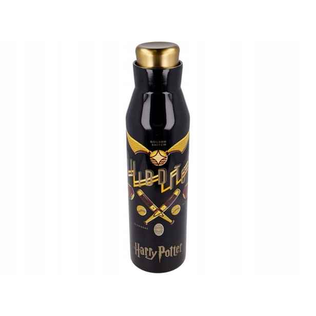 Lahev nerezová černá Famfrpál, Harry Potter