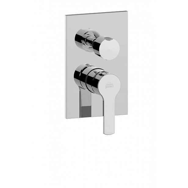 Paffoni West - Baterie pod omítku pro 3 spotřebiče s tělesem, chrom WS019CR