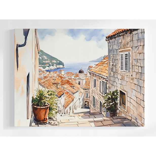 Plakát Staré Město Dubrovník Chorvatsko Jadran 100x75