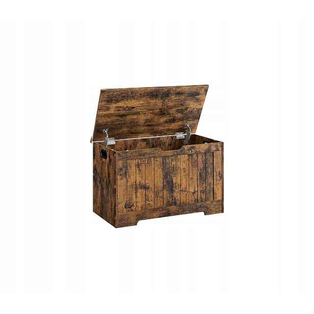 Vasagle Lavička na boty s úložným prostorem 76 x 40 x 48,5 cm, světle hnědá