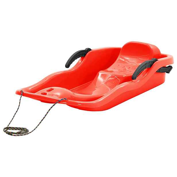 vidaXL Boby s brzdami červené 87 x 40 x 18 cm polypropylen