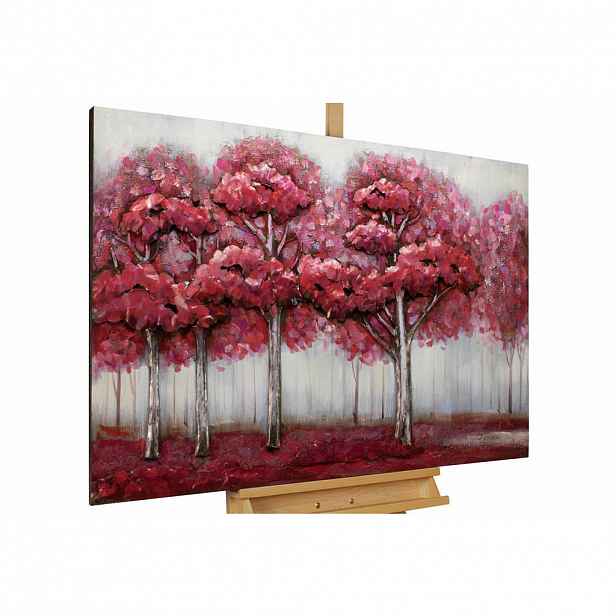 KUNSTLOFT KOVOVÝ OBRAZ LESNÍ HARMONIE, 100/70 CM