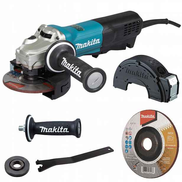 Makita Úhlová bruska 125 mm 1900 W pomalý start Aft Sjs GA5095X01