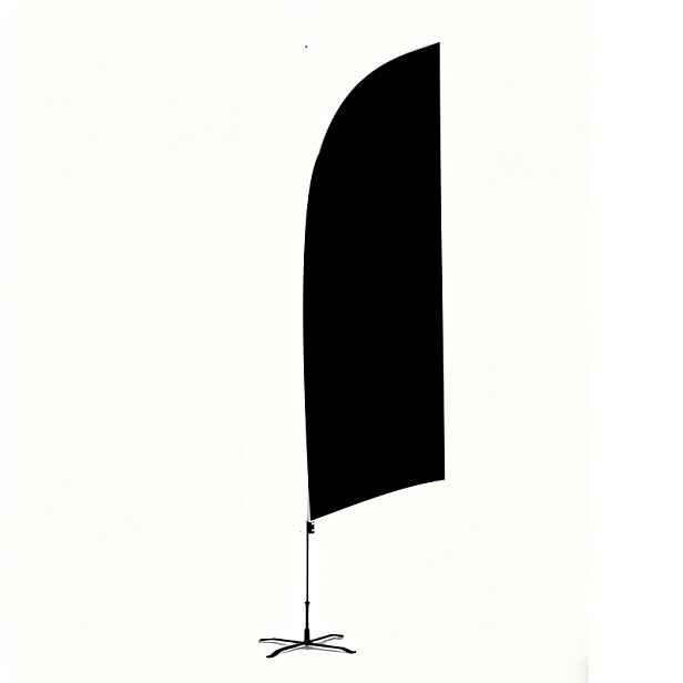 TEMU Vlastní 2D plochý peříčkový banner, mečový banner, vnitřní venkovní komerční banner, personalizované logo/design/text, venkovní sváteční