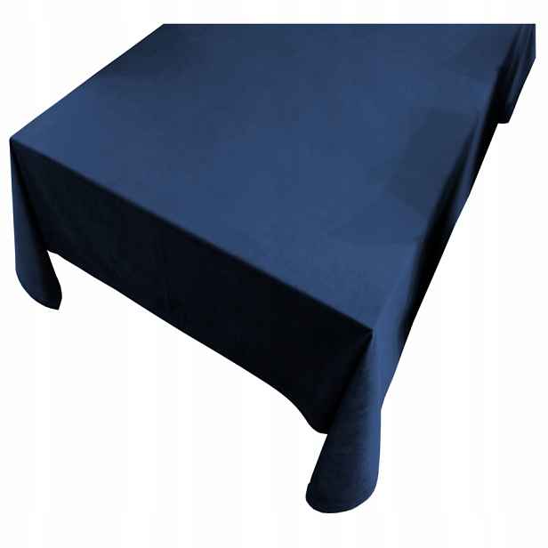Velurový Ubrus Imperial 140x180 sametový tmavě modrý