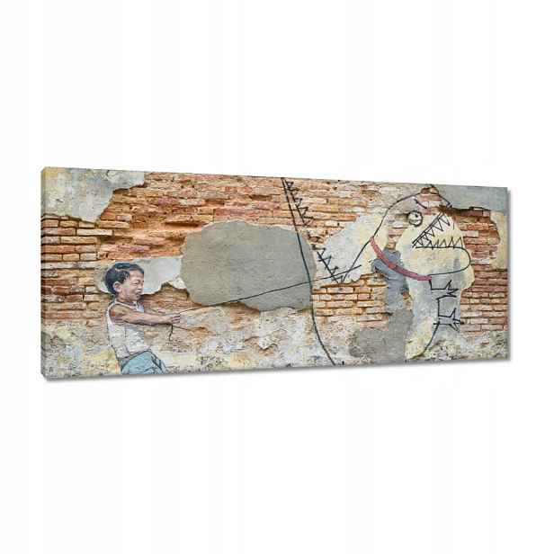 Obrazy 100x40 Graffiti Pouliční umění