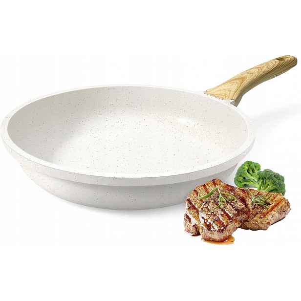 Nepřilnavá pánev 24 cm, s granitovým povrchem, pro indukci