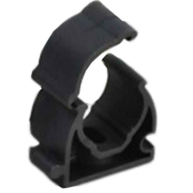 Uz Uv 07.36 Uzamykatelný Uv Odolný Držák Pro Upevnění Trubek 20 mm Černý x90