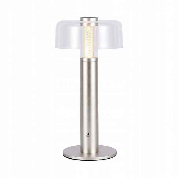 V-tac Stolní noční lampička 1W Led 30 cm nabíjení Usb stmívání zlatá