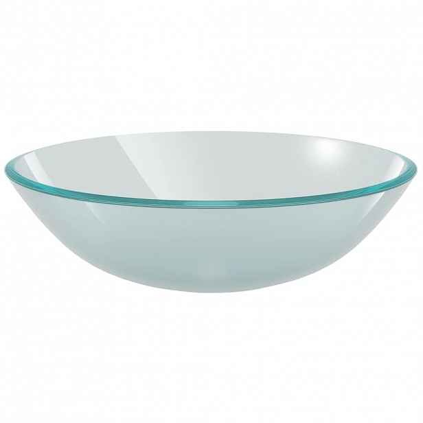 vidaXL Umyvadlo z tvrzeného skla 42 cm matné