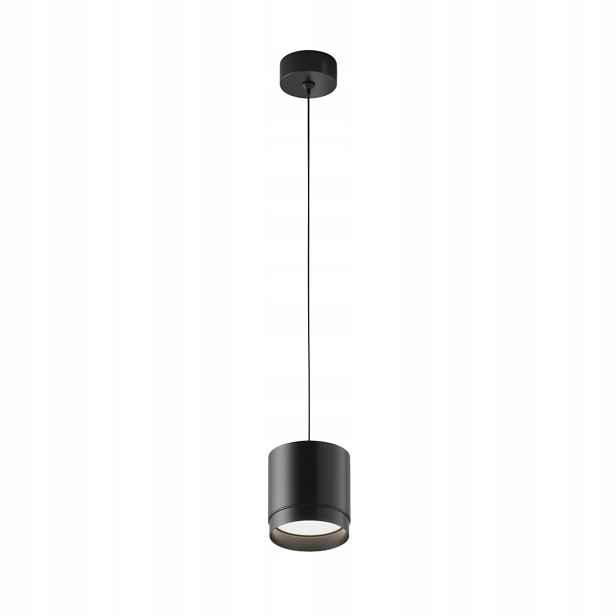 Maytoni Závěsná lampa Polar černá Ø8.2 cm, hliník 1xGX53 15W