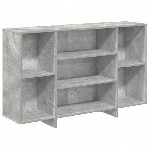 vidaXL Příborník betonově šedý 120 x 30 x 75 cm kompozitní dřevo