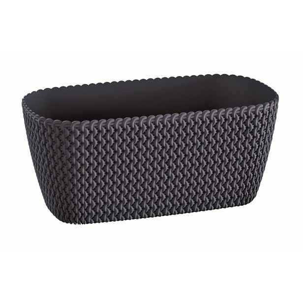 Prosperplast Truhlík SPOTY CASE antracit, varianta 29,7 cm