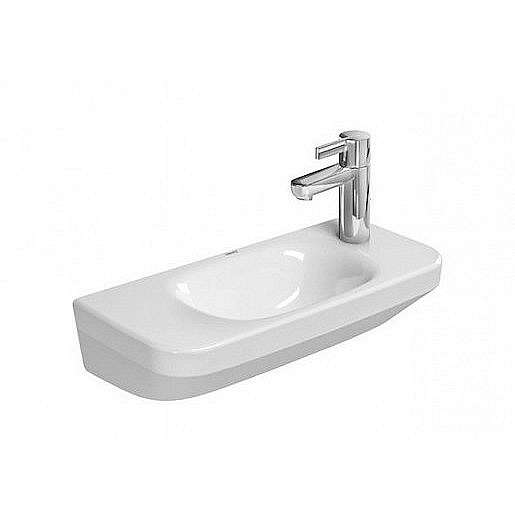 Umývátko Duravit Durastyle 50x22 cm bez otvoru pro baterii, bez přetoku 0713500000