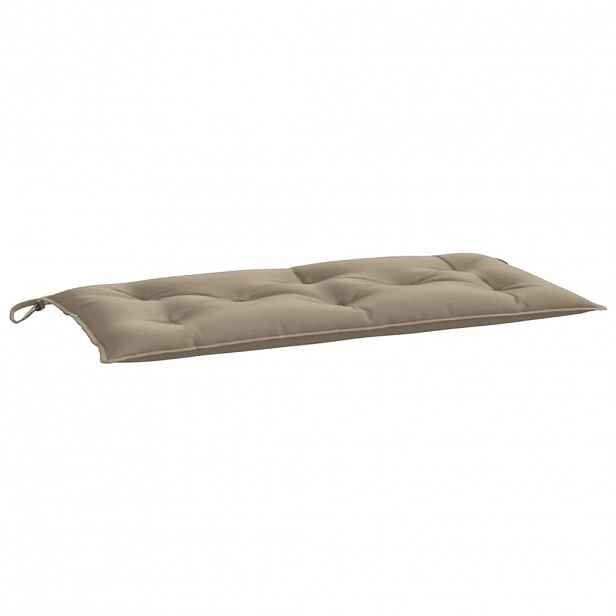 vidaXL Poduška na zahradní lavici taupe 110x50x7 cm oxfordská látka