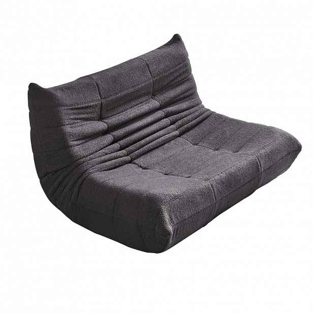 OKWISH LEŽÍCÍ křeslo 149/120/82 cm šedé, ergonomická podpora pro ložnici a obývací pokoj