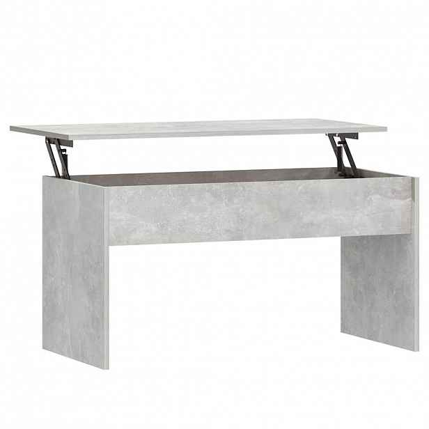 vidaXL Konferenční stolek betonově šedý 102 x 50,5 x 52,5 cm kompozit