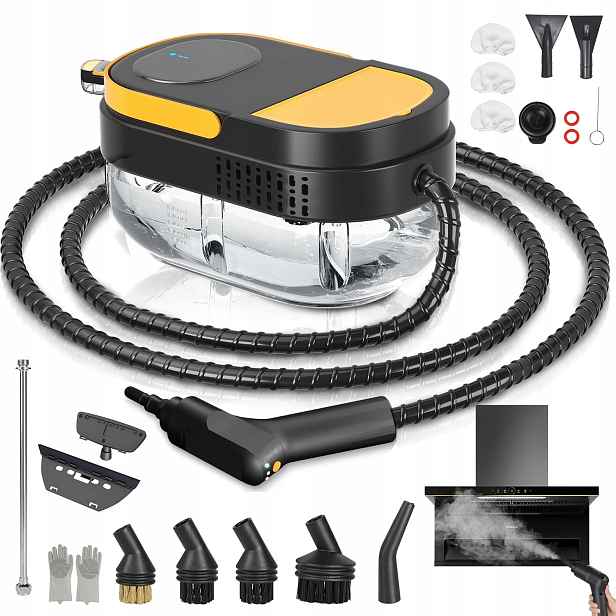 Parní Čistič Napařovač Vysavač Parní Mop 2500 W Čisticí Sada