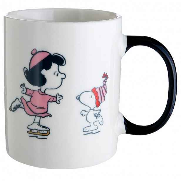 Butlers PEANUTS Hrnek bruslení 380 ml - bílá