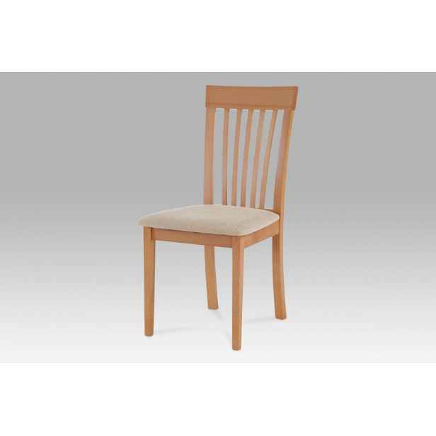 Jídelní židle masivní dřevo / látka Autronic Buk