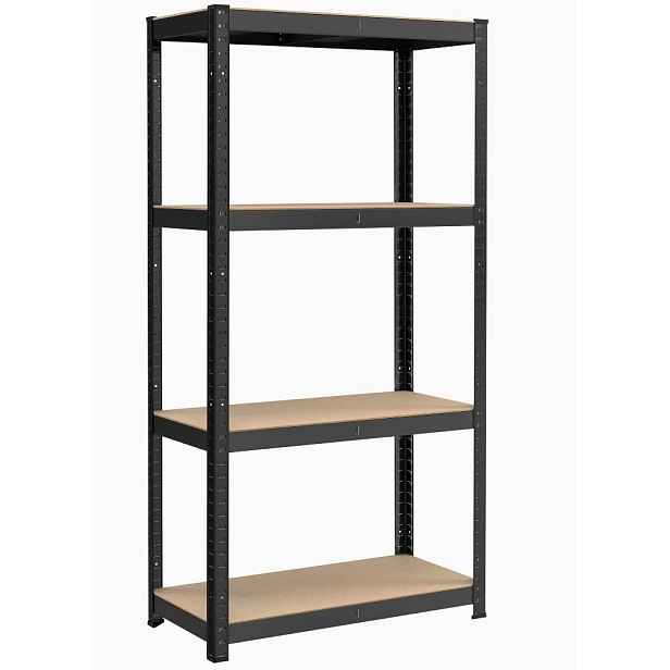Kovový skladový regál Songmics 160 x 80 x 40 cm, max 130 kg na polici
