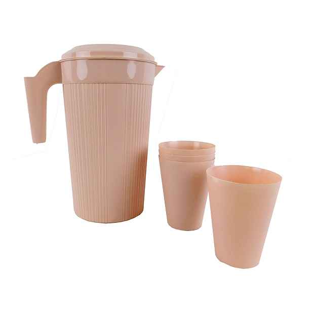 PROHOME - Džbán 2,4l a 4 kelímky 250ml různé barvy