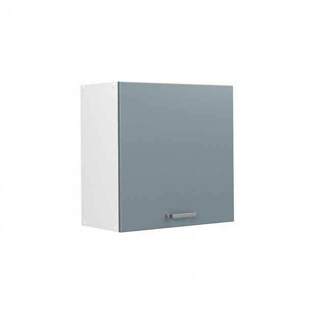 Vicco VĚŠÁK NA STĚNU R-Line, Modrošedá, 60 cm s 1 dvířky