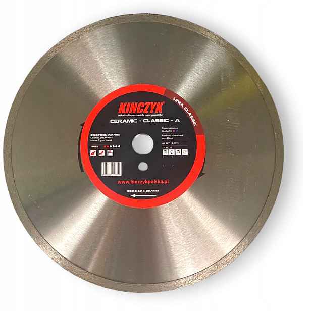Kińyk 13-1019 Diamantový Řezací Kotouč Ceramic Classic-a 350x10x25,4 mm