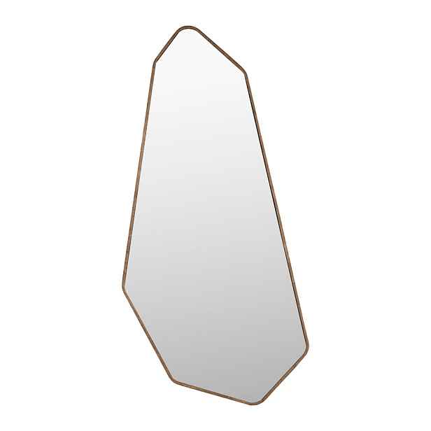 Nástěnné zrcadlo s dřevěným rámem 39,5x90 cm Basil – Dutchbone