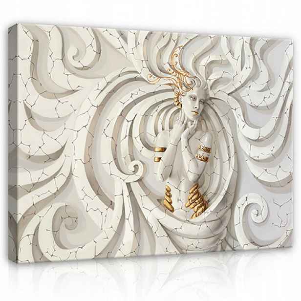 Obraz Abstrakce Žena Glamour Moderní Na Plátně Stěna XXL 120x80