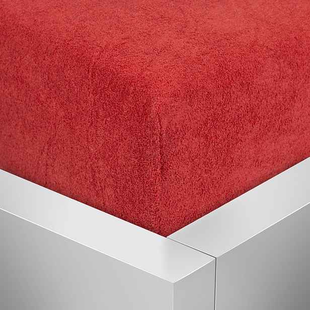 TP Froté prostěradlo 180x200 Premium - Červená
