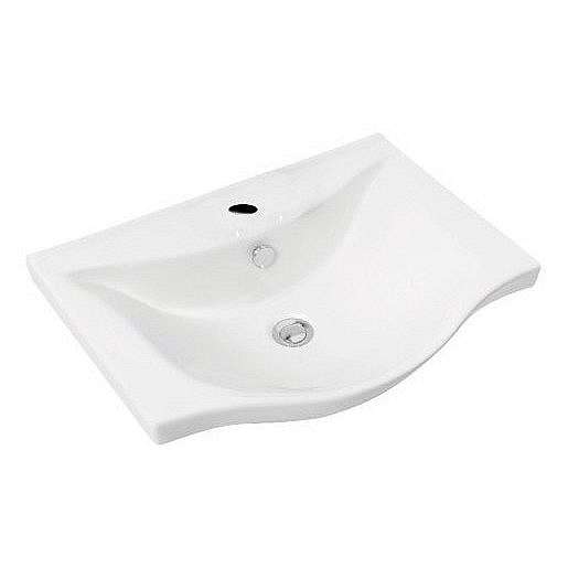 Umyvadlo Sapho Zara 54x44,5 cm otvor pro baterii, s přepadem 10055