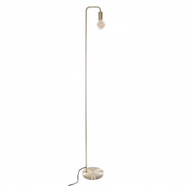 Zlatá Podlahová/stojací Lampa Na Čtení 150 cm