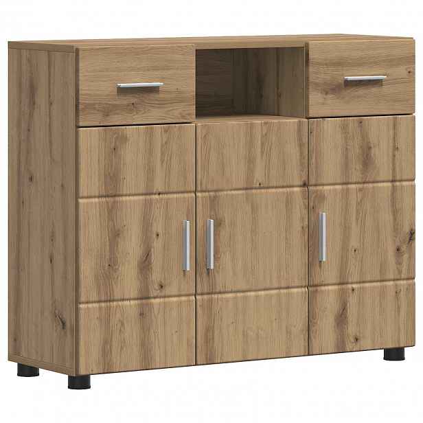 vidaXL Dřevěná skříň Artisanový dub Kompozitní dřevo