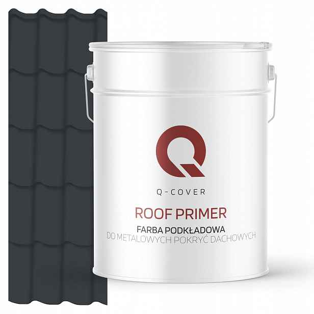 Barva Pro Kovovou Střechu Antracit Ral 7016 10L Matná