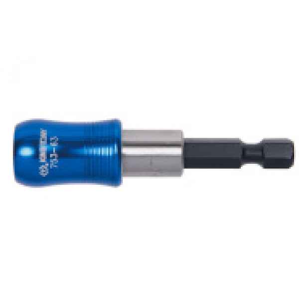 Držák bitů magnetický rychloupínací 1/4, L 63 mm King Tony 753-63
