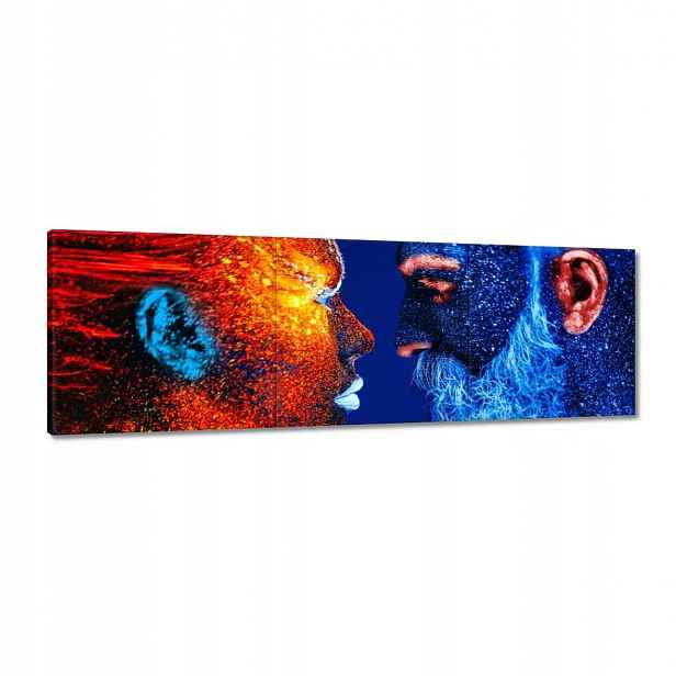 Obrazy 120x40 Ledový pohled Láska