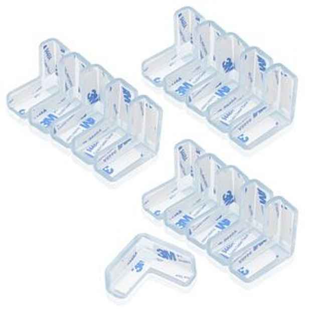 chránič rohů 4ks, transp.plast, samolepící