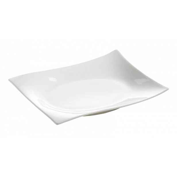 Servírovací podnos/talíř Motion 20x15 cm, bílý