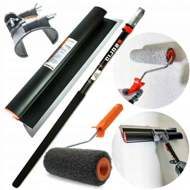 Solid Šapchla Fasádní Špachtle 800 cm Teleskopická Tyč Váleček Na Hladítko Adapte