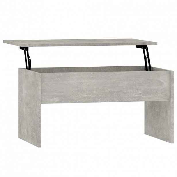 vidaXL Konferenční stolek betonově šedý 80 x 50,5 x 41,5 cm kompozit