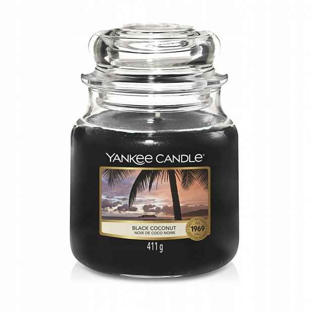 Yankee Candle Black Coconut svíčka střední velikosti