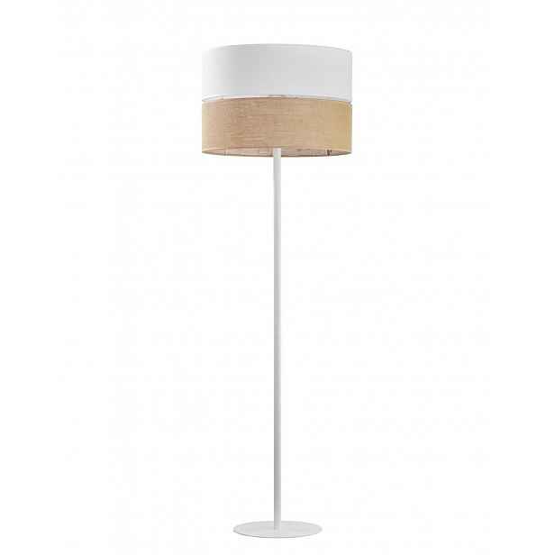 TK Lighting - Stojací lampa Linobianco